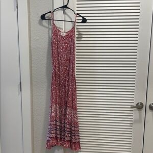 Knox Rose Red and White Floral Maxi Dress